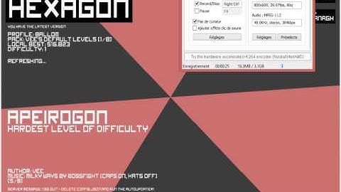 Open hexagon easy fake