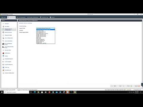 Configuring a biometric device profile in Morpho Manager