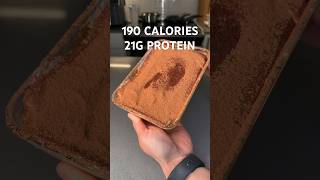 190cal | 21g P | TIRAMISU #weightloss #recipe #healthyrecipes #protein #fitness #gym