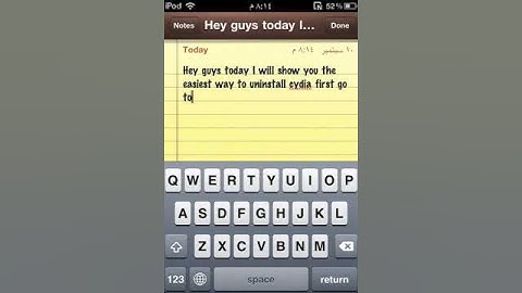 how to uninstall cydia in seconds !!!