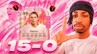 99 FUTTIES HAMM Made Everybody QUIT!!! 15-0 RANK 1 CHAMPS!?!?