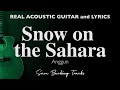 Snow on the Sahara - Anggun (Acoustic Karaoke)