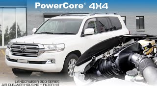 Donaldson PowerCore 4x4 Airbox XLC200K installation to suit the Toyota Landcruiser 200 Series.