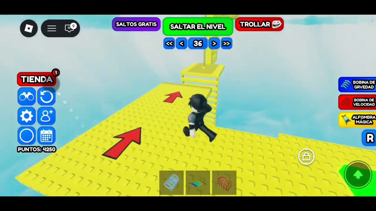 ¡¡¡¡Hoy trate de pasarme este obby imposible de wall hop (roblox)!!!!
