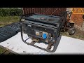 Restoration of old rusted generator engine  