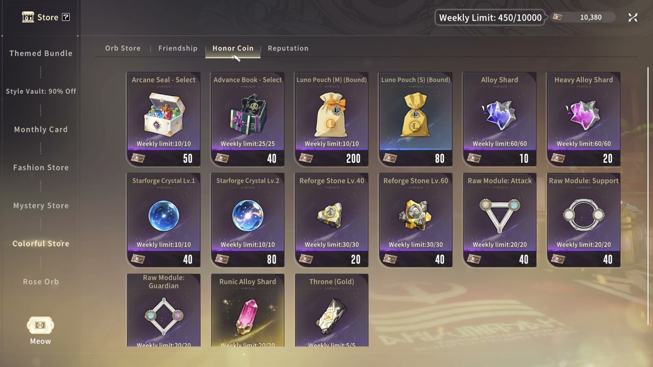 Heavy Alloy Shard - from where to buy with Honor, Blue Protocol Star Resonance 60x Shards Weekly