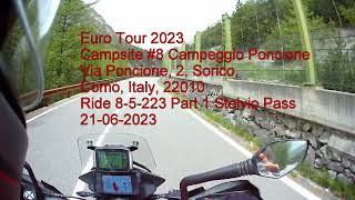 Stelvio Pass 21st June 2023 on KTM390 Adventure. No Sound.