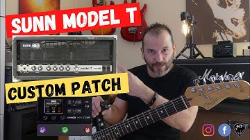 SUNN MODEL T AMP FIRMWARE 3.50 Line 6 Helix/HXStomp/Stomp XL  -PRESET -