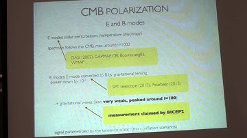 dr Mikołaj Korzyński "BICEP2 experiment - detection of the imprint of gravitational waves in CMB"
