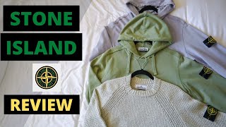 Stone Island Sweater and Garment Dyed Popover Hoodie - Review and Fits