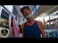 Homeless Man Leaves 7-11 The Hard Way