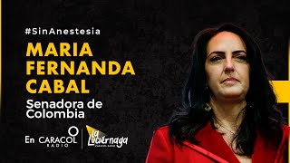 María Fernanda Cabal habla #SinAnestesia en La Luciérnaga y Red + Noticias.