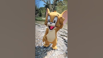 GTA V TOM AND JERRY THOMAS THE TRAIN IS COMING! #shorts