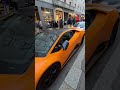 Which Lamborghini is you favourite?Shopping with style in via Montenapoleone! #lamborghini #milan