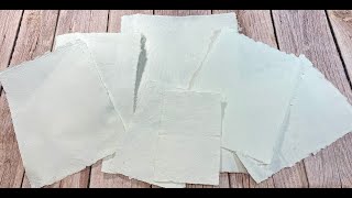 HANDMADE PAPER/MELAINES JOURNAL Ep. 1:  Making Handmade Rag Paper