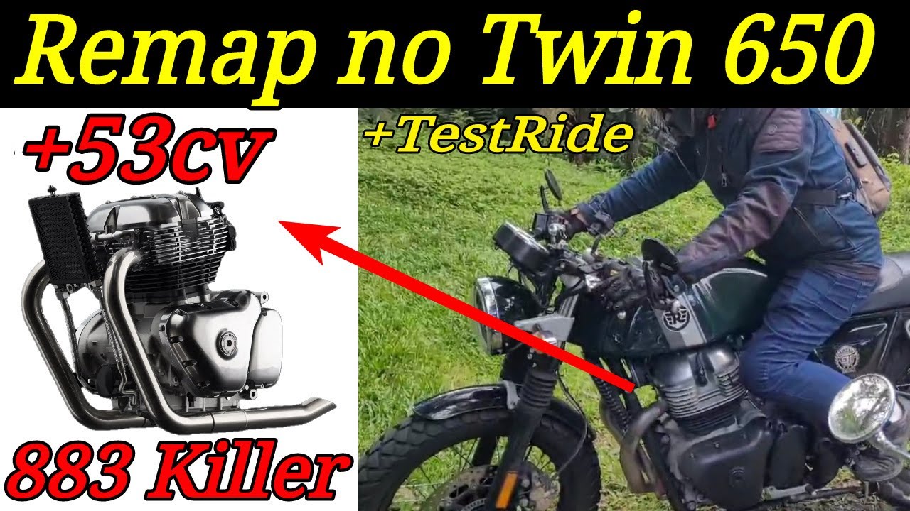 Remap da Continetal Gt650 (motor twin 650) da Royal enfield com Test Ride e Papo sobre Bore Kit!