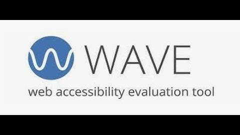 WAVE - web accessibility evaluation tool