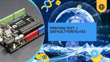 Creation of Interfaces : Printing Text -1 (Default Fonts) #33