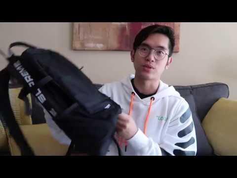 Supreme SS18 Black Backpack Review + Sizing!! - YouTube