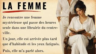 Understand Real French with Stories | The Woman in the Library (B1-B2) | Improve Your French