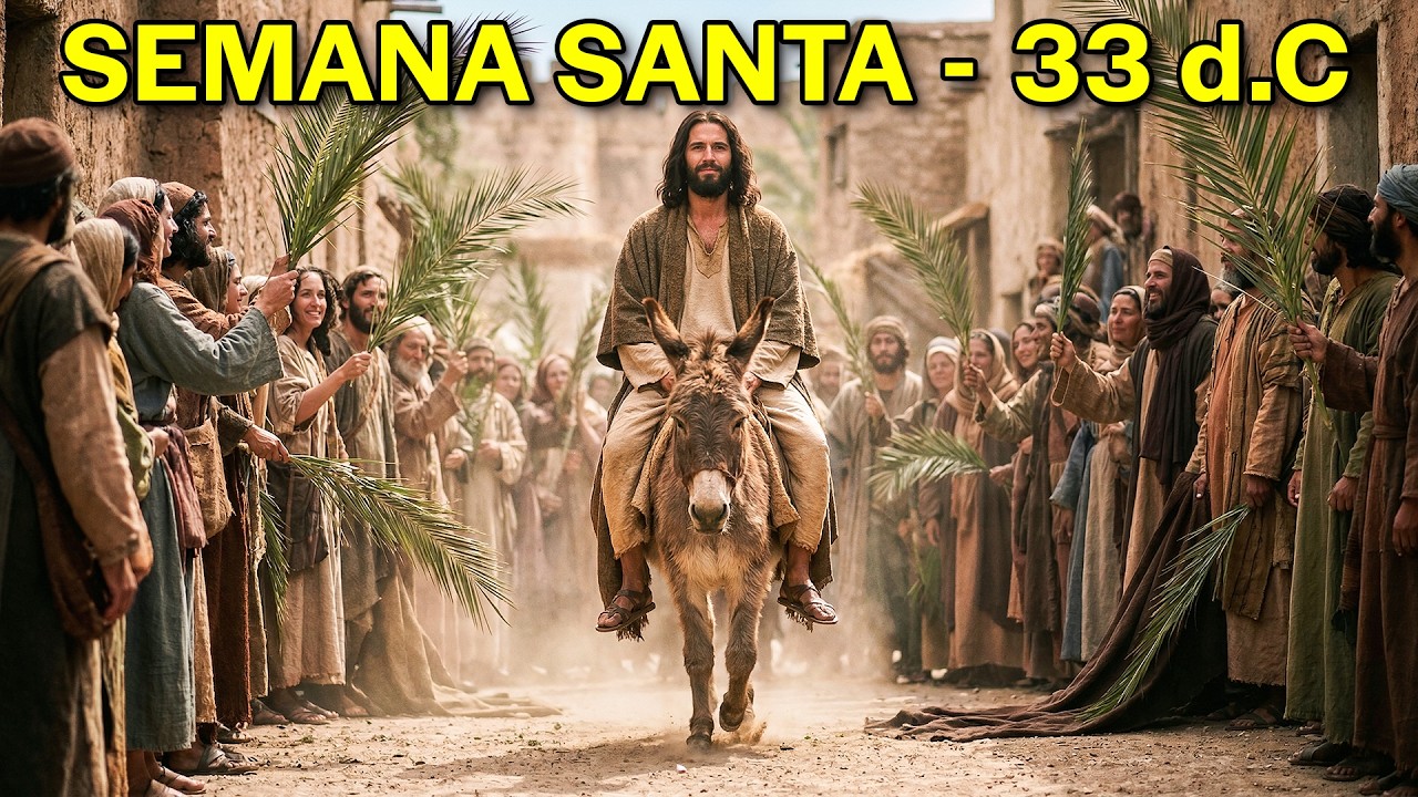 Así Era la Semana Santa en Tiempos Bíblicos | Jerusalén en el Año 33 d.C. Los Últimos Días de Jesús
