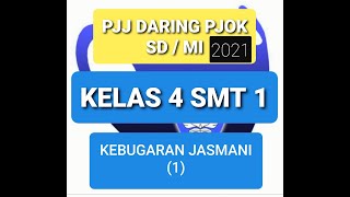 Pjj / daring pjok sd kelas 4 semester 1 materi latihan kebugaran
jasmani . pertemuan ke-1 tugas gerak: 1. lari di tempat 2. push up sit
pada saat melak...