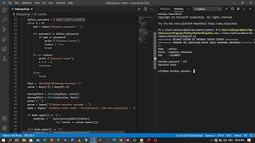Contoh Program Sederhana Cryptography Menggunakan Pyhton