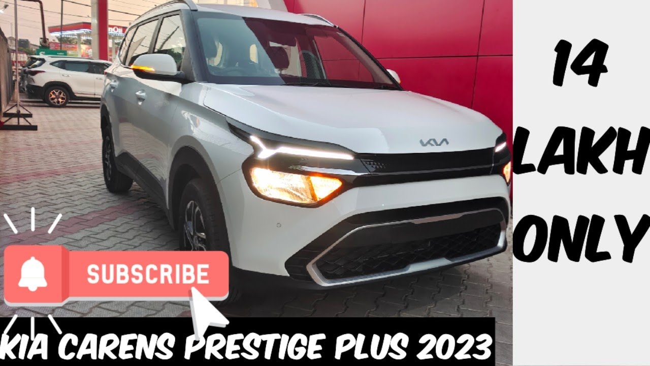 Kia Carens Prestige Plus Petrol 2023 full detailed video review YouTube
