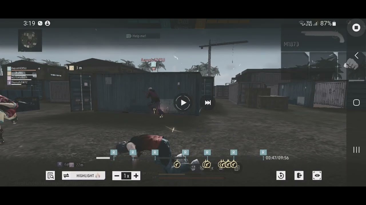 Free fire revenge by 1v4