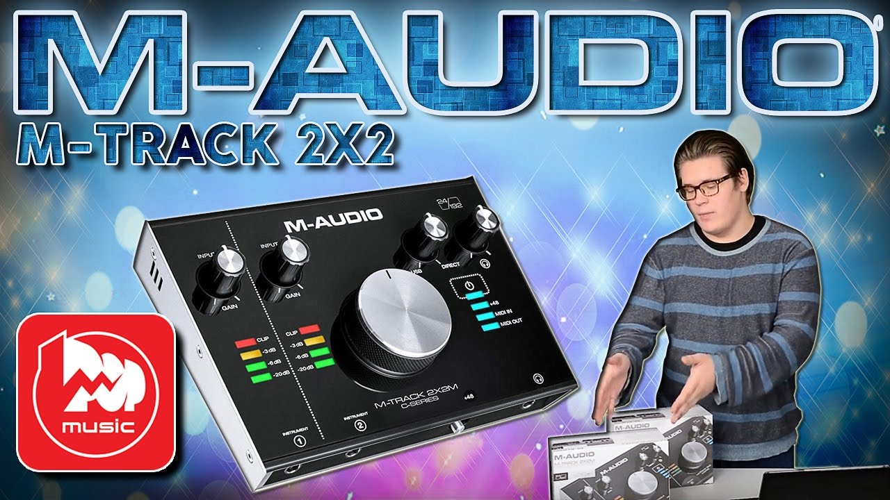 M-AUDIO M-TRACK 2X2 и M-TRACK 2x2M - новые звуковые карты от М-аудио ...