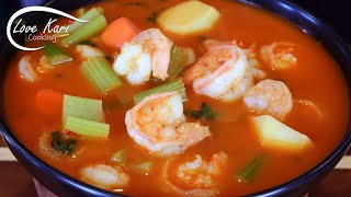 Caldo de Camarón Fácil Mexican Shrimp Soup