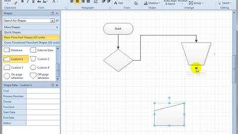 4.1 Basic Connecting in Visio 2010