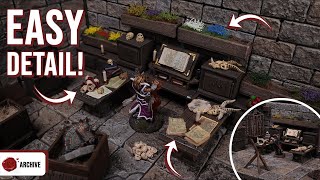 Crafting a Wizard's Study/Necromancer's Lair/Library for D&D