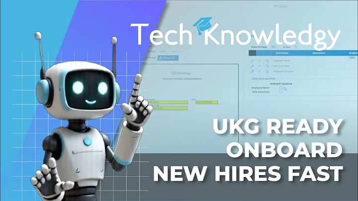 How to Onboard New Employees in UKG/Kronos Using Custom Forms | Quick HR Tutorial