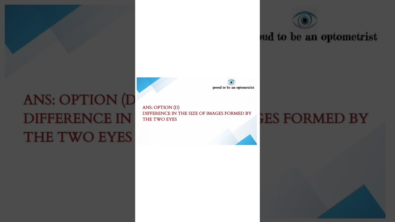 MCQ'S FOR OPTOMETRIST EXAMS MOH |DHA |HAAD 