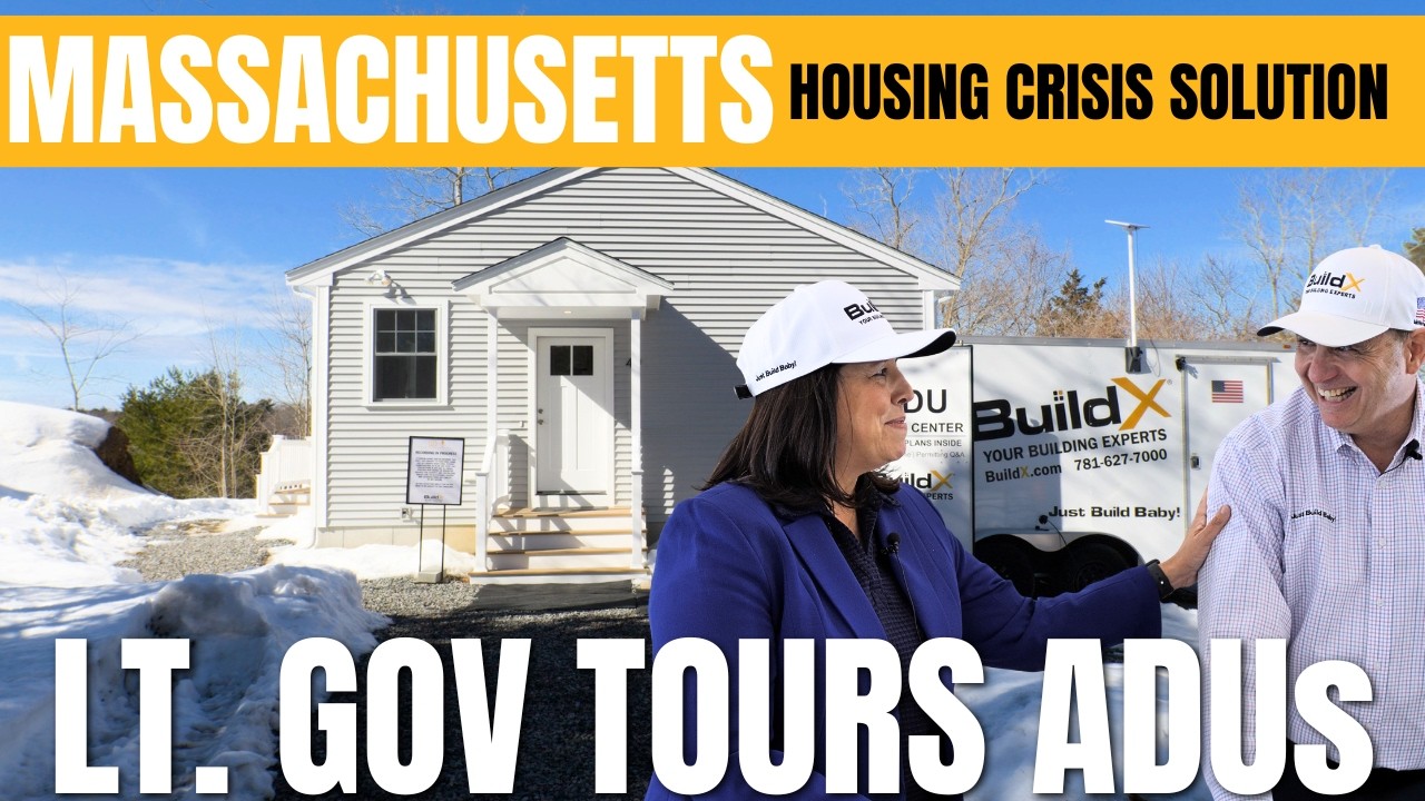 Can ADUs Help Fix the Massachusetts Housing Crisis? Lt. Gov Kim Driscoll Tours BuildX ADUs.