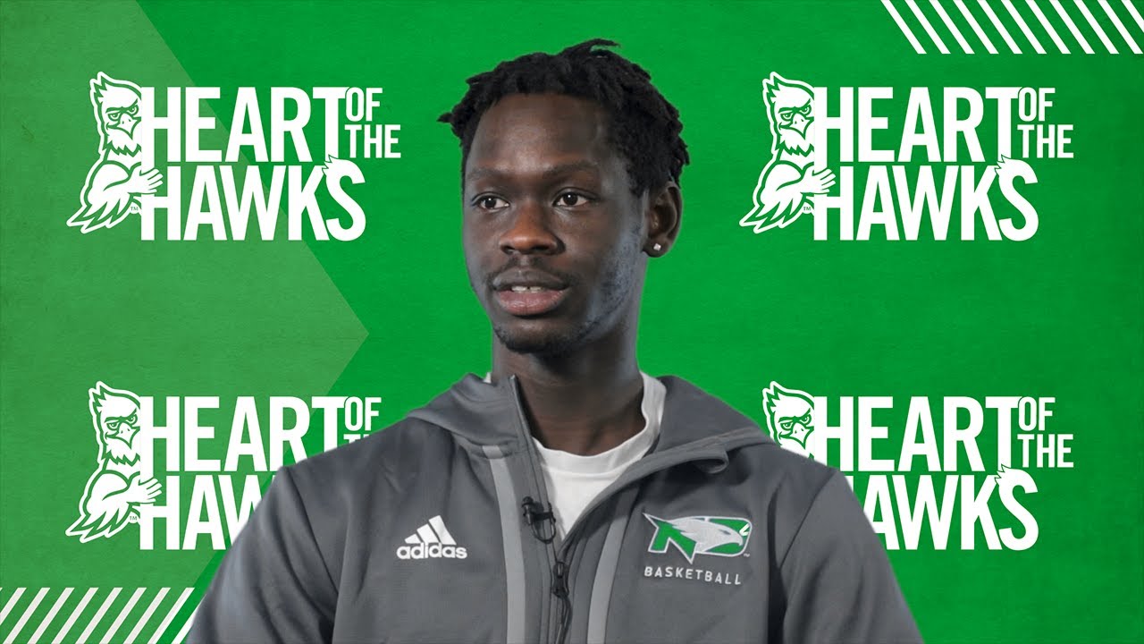 UND Men's Basketball player Bentiu Panoam talks about Heart of the Hawks fundraiser