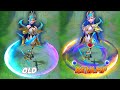 Karina Revamp Gemini Halo Zodiac Skin VS Old Skill Effects MLBB Comparison