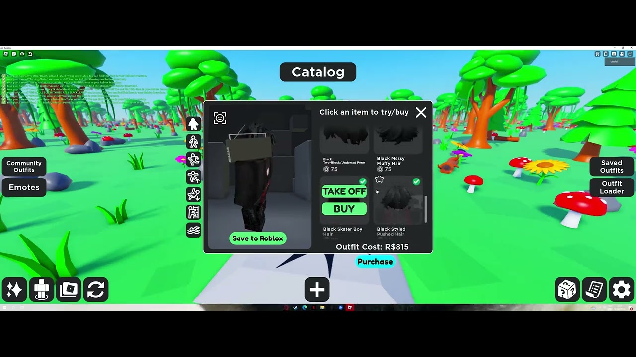 COMPRANDO MINHA NOVA SKIN! | Catalog Avatar Creator - Roblox - YouTube