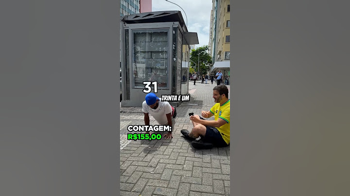 R$5,00 para cada flexão de braço que você fizer