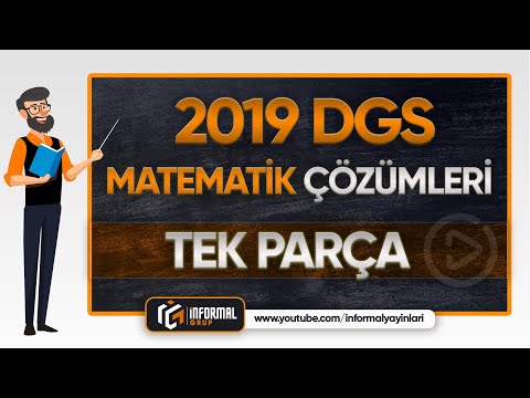 2019 DGS MATEMATİK Soruları ve Çözümleri | TEK PARÇA