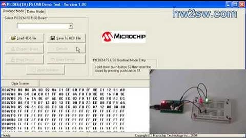 PICk4Boot - PICDEM FS USB Microchip flashing with PIC18F4550