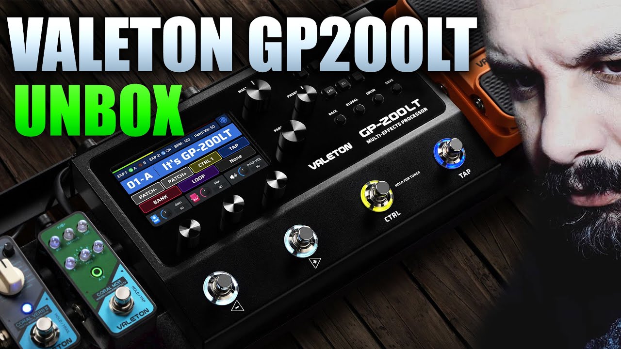 Valeton GP200LT - LINDA DEMAIS - Unboxing - YouTube