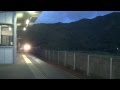 土佐くろしお鉄道 宿毛線 東宿毛駅 普通列車停止と特急通過 2012. 8