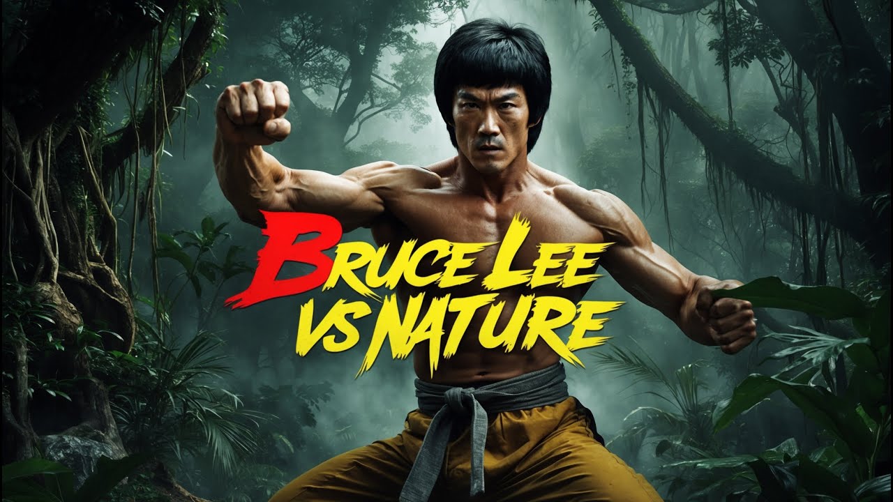 "Bruce Lee vs Nature – Can His Martial Arts Overcome the Wild Jungle?"