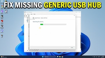 How To Fix Generic USB Hub Missing or Not Showing in Windows 11 & 10 - Easy Fix