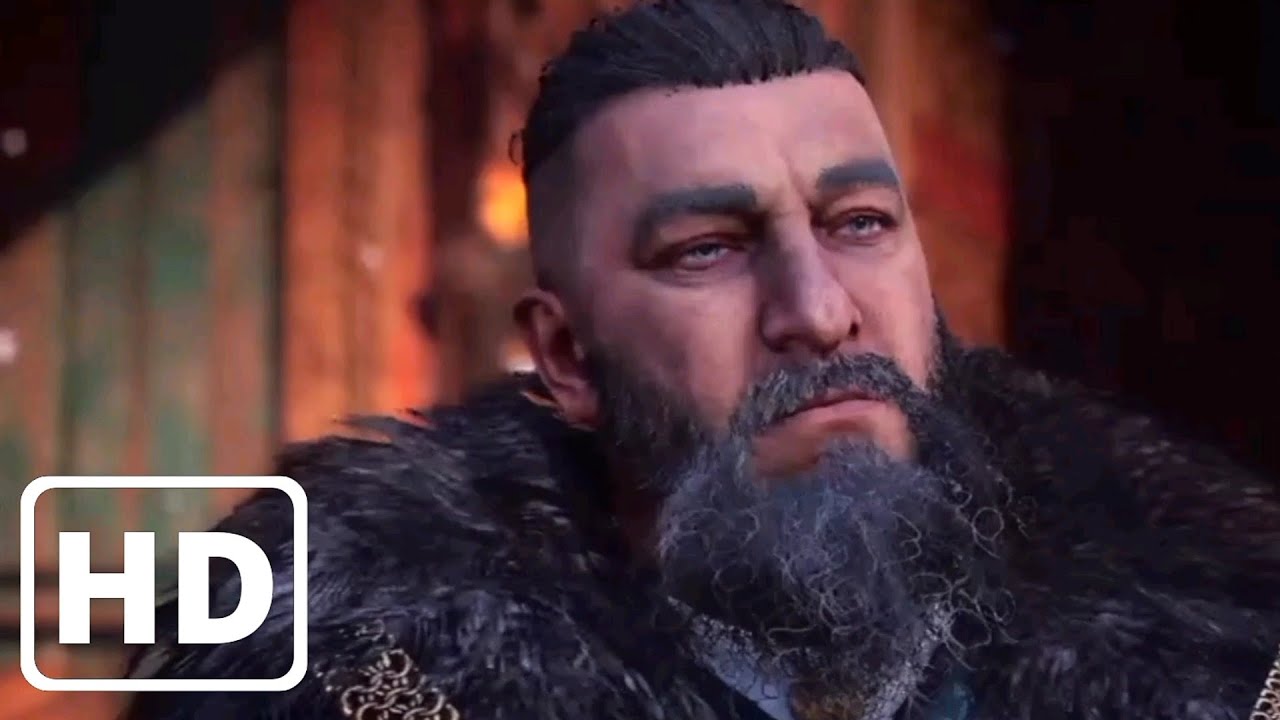 King Styrbjorn And Eivor Welcoming Sigurd Return To Home - Assassin's Creed Valhalla Scene