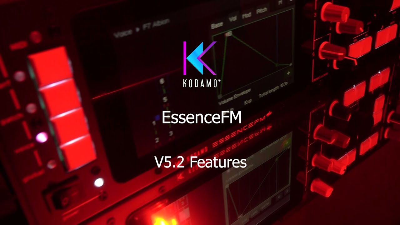 EssenceFM V5.2 Morpher, XY Controller and Fold-back distortion