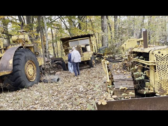 W R takes us 2C equipment hoard part 2 Caterpillar Komatsu Mack Peterbilt Kenworth Dozer Excavator