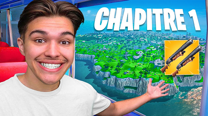 Le CHAPITRE 1 est Enfin de RETOUR sur FORTNITE ! (Le double pompe...)